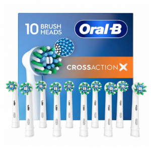 Oral-B CrossAction 替换刷头 10支装 @ Costco