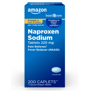 Amazon Basic Care Naproxen Sodium Tablets, 200 Count @ Amazon