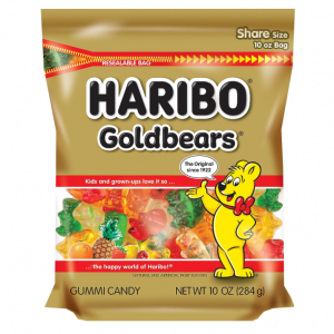 HARIBO Goldbears Gummi Candy - Resealable 10 oz. Bag @ Amazon