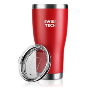 Swiss+Tech 30 oz 不鏽鋼雙層真空隨身杯 @ Amazon