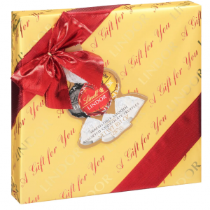 Lindt LINDOR 假日什錦巧克力鬆露包裝禮盒（10.1 oz）