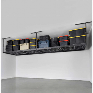 SafeRacks Overhead Garage Storage Combo Kit, Two 4 ft. x 8 ft. Racks, 18-piece Deluxe Hook@Costco 