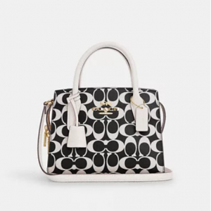 54% Off Coach Andrea Carryall In Signature Canvas @ Coach Outlet