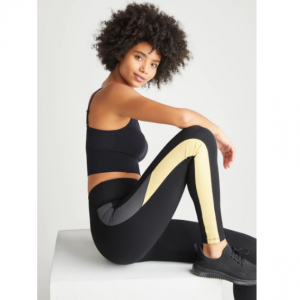 57% Off Rachel Shaping Legging With Racing Stripe - Cotton Stretch @ Yummie