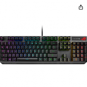 49% off ASUS ROG Strix Scope RX Gaming Mechanical Keyboard @Amazon