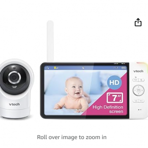 Amazon -  VTech RM7764HD 1080p WiFi 远程访问婴儿监视器，7.4折