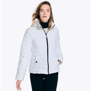 63% Off Short Puffer Jacket With Removable Hood @ Nautica