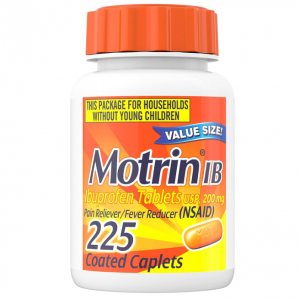 Motrin IB 布洛芬止疼退燒藥 225粒 @ Amazon