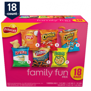 Frito-Lay Family Fun Mix Variety Pack, 18 Count