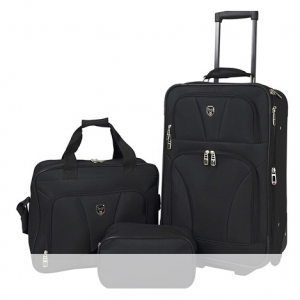 Travelers Club Bowman 帆布行李箱3件套 @ Woot