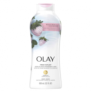 Walgreens Olay白草莓薄荷沐浴露22.0fl oz熱賣