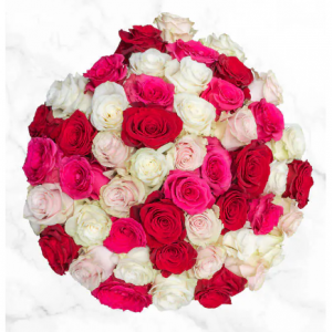 Costco 情人节预订 50枝粉色玫瑰