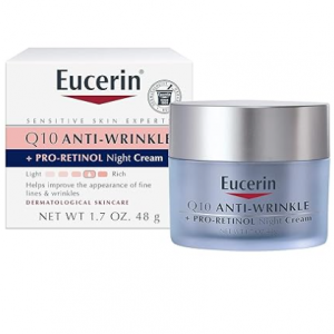 Eucerin Q10 Anti-Wrinkle Night Cream + Pro-Retinol 1.7 Oz @ Amazon
