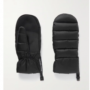 CANADA GOOSE 绗缝软壳面料羽绒连指手套