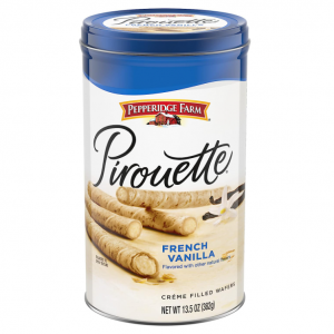 Pepperidge Farm Pirouette Cookies, French Vanilla, 13.5 Oz Tin @ Amazon