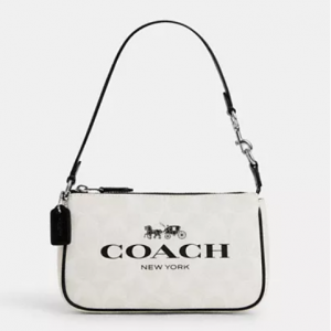 Coach Outlet官网 Coach Nolita 19 黑白配色麻将包4.7折热卖  