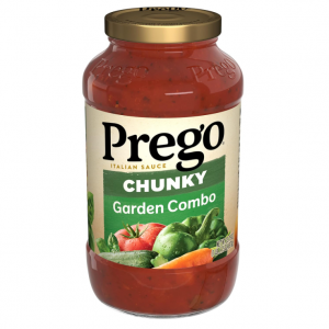 Prego Chunky Garden Combo Pasta Sauce, 23.75 Oz Jar @ Amazon