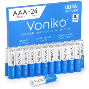 Voniko - Premium Grade AAA Batteries - 24 Pack @ Amazon