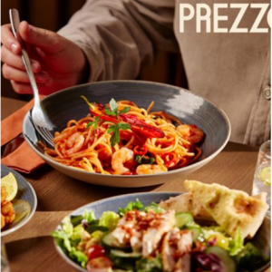23% off Two Course Meal for Two at Prezzo @Buyagift