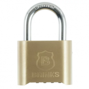 Brinks, Solid Brass, 50mm Resettable Combination Padlock with 1in Shackle @ Walmart