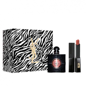 Sephora Yves Saint Laurent圣罗兰黑鸦片香水小黑条唇膏礼盒热卖 相当于5.4折