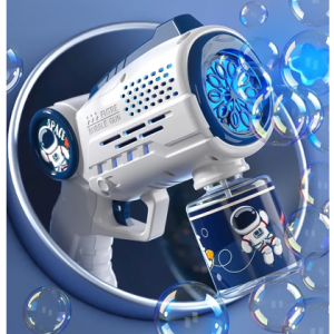 Astronaut Electric Automatic Light Bubble Machine Bubbles Gun