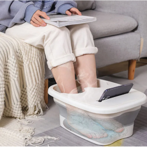 Foldable Footbath Massage Bucket Soaking Bucket Folding Basin Spa Foot Bath Bucket