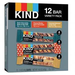 KIND Nut Bars Favorites Variety Count, 1.4 Ounce, 12 Count @ Amazon