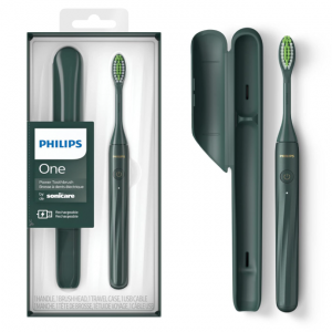 Philips Sonicare One by Sonicare Rechargeable Toothbrush, Sage, HY1200/28 @ Amazon