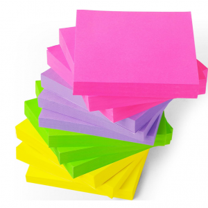 CASAON 12 Pack Sticky Notes 3x3 Inches, 80 Sheets/pad, Self-Stick Note Pads in 4 Bright Colors