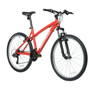 $220 off Decathlon Rockrider ST50, 21 Speed Aluminum Mountain Bike, 26", Adult, Red @Walmart