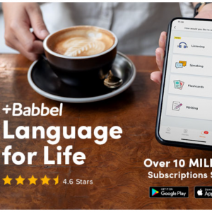 Babbel 外语学习利器，在线学习西班牙语、法语和其他语言，终身学习费用$149.97