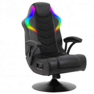 50% off X Rocker Nemesis RGB Audio Pedestal Gaming Chair, Black Mesh @Walmart