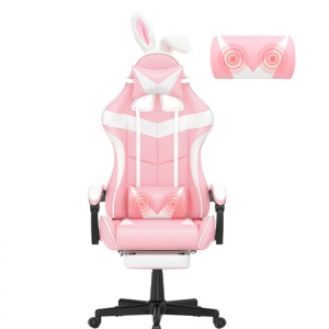 $90 off Soontrans Pink Gaming Chair Office Chair with Footrest @Walmart