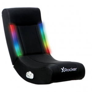 $25 off X Rocker Solo RGB Audio Floor Rocker Gaming Chair, Black Mesh @Walmart