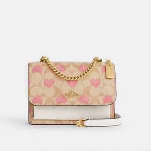 50% Off Coach Mini Klare Crossbody In Signature Canvas With Heart Print @ Coach Outlet