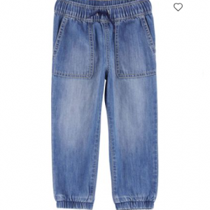 OshKosh B'gosh幼兒抽繩慢跑牛仔褲