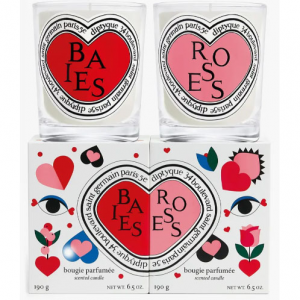 New! Diptyque 2024 Valentine's Day Baies (Berries) and Roses Candle Duo @ Nordstrom