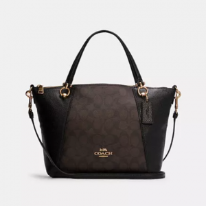 70% Off Coach Kacey Satchel In Signature Canvas @ Coach Outlet