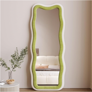 Honyee Full Length Mirror, 63" x 24" Floor Mirror, White @ Amazon