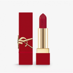 YVES SAINT LAURENT2024情人节限定黑金方管浮雕唇膏