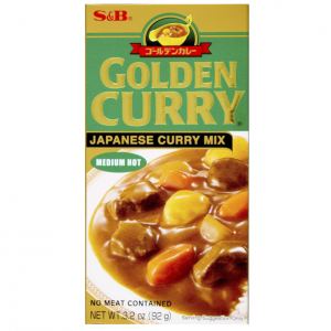 S&B, Golden Curry Sauce Mix, Medium Hot, 3.2 oz @ Amazon