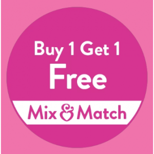 Buy 1 Get 1 Free Mix & Match on Wellness Favourites @ Holland and Barrett