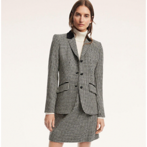 40% Off Wool Houndstooth Riding Jacket @ Brooks Brothers AU