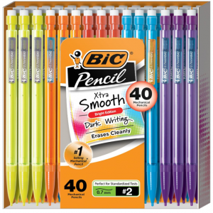 BIC 超顺滑 0.7mm 自动铅笔 40支 @ Amazon