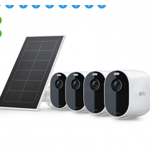 Sam's Club - Essential Spotlight 攝像頭4個裝 + 太陽能充電板，直降$300