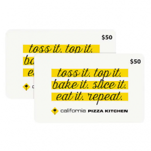 California Pizza Kitchen Two $50 E-Gift Cards