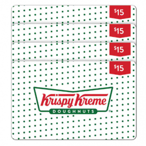 Krispy Kreme Four Restaurant $15 E-Gift Cards ($60 Value)