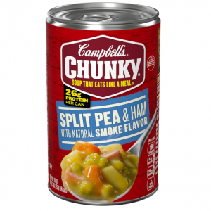 Campbell’s Chunky Soup, Split Pea Soup With Ham, 19 Oz Can