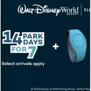 Free Disney MagicBand with 2024 Disney Magic Tickets & Combos @Attraction Tickets Direct